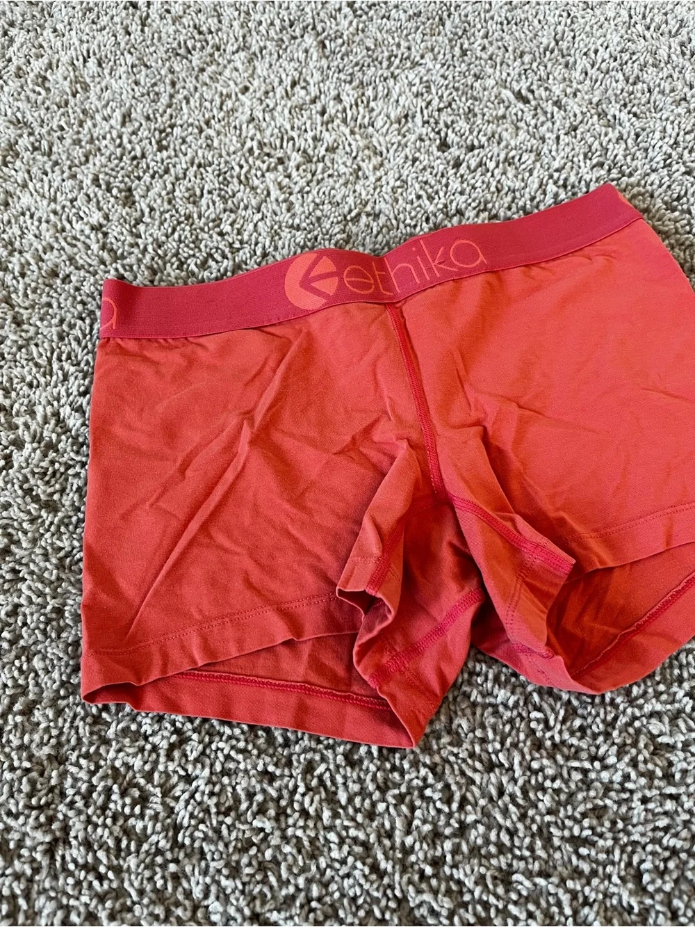 ethika Women's Red Athletic Bike Shorts